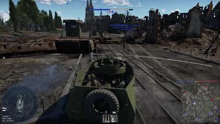 Defeating and trolling the T55E1 in War Thunder