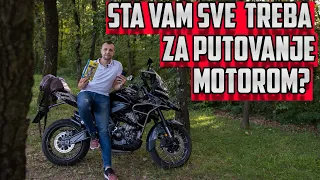 Sta je neophodno da imate za putovanje motorom?