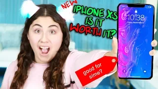 IPHONE XS UNBOXING, GREAT But is it good for slime videos????