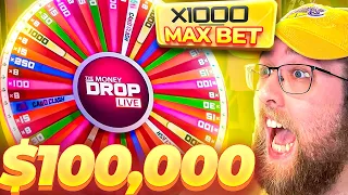 THE $100,000 MONEY DROP ROUND! (MAX BETS)