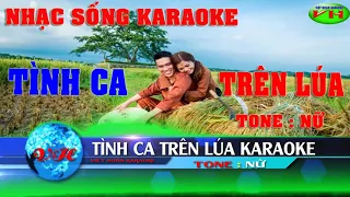 VIỆT HOÀN KARAOKE I TÌNH CA TRÊN LÚA ( TONE NỮ ) NHẠC SỐNG KARAOKE HAY NHẤT 2020