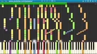 Doctor Who Main Theme (Synthesia) [Piano Tutorial] [HD]