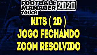 Football Manager 2020 Touch no Android ( KITS, JOGO FECHANDO + ZOOM RESOLVIDO ) PASSO A PASSO .📲🔥✌🏽