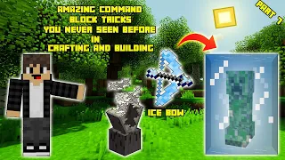 Amazing Command Block Tricks you never seen before in crafting and building | Part 7 | Daosao gamers