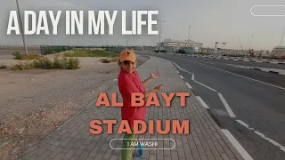 when we went to Al Bayt stadium 🏟️. A day in my life part{3}