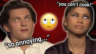 zendaya annoying tom holland for 12 minutes straight