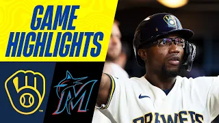 Marlins vs. Brewers Game Highlights (9/14/23) | MLB Highlights