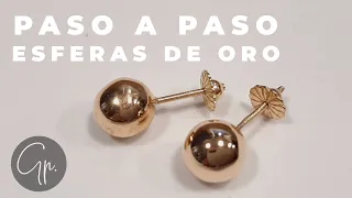 🥇COMO SE HACEN ESFERAS DE ORO (HOW GOLD SPHERES ARE MADE), 💎Clases de Joyería