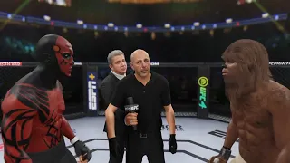 Darth Maul vs Chewbacca (EA Sports UFC 4)