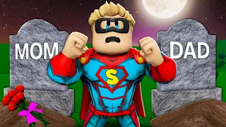Abandoned SUPERHERO Finds REAL Family! (A Roblox Movie)