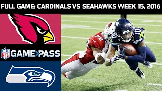 Arizona Cardinals vs. Seattle Seahawks Week 16, 2016 FULL Game