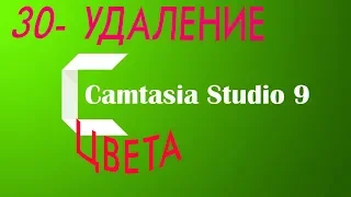 CAMTASIA STUDIO9 УРОК 30  ВИЗУАЛЬНЫЙ ЭФФЕКТ УДАЛЕНИЕ ЦВЕТА  КАК УБРАТЬ ЗЕЛЁНЫЙ ФОН С ВИДЕО?