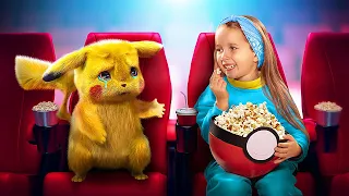 Come Intrufolare un Pokemon al Cinema! I Pokemon Nella Vita Reale!