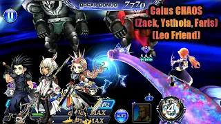 DFFOO GL#217.2 Caius CHAOS (Zack, Ysthola, Faris) 576k Score | 96 Turns