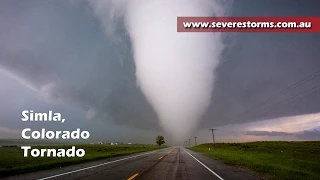 Tornado Close Encounter - Simla, Colorado - 04 June, 2015