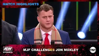 MJF Challenges AEW World Champion Jon Moxley in Epic Promo