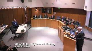 Wheat Ridge City Council and Special Study Session 4-8-24