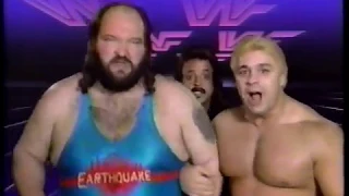 Earthquake & Dino Bravo Promo [1990-12-15]