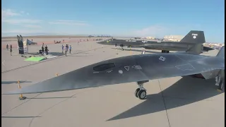 Top Gun Maverick DARKSTAR and SR-71 | Edwards AFB Aerospace Valley Air Show 2022