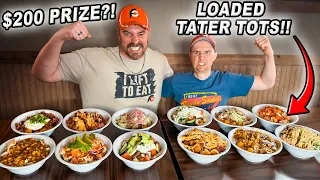 Win $200 by Eating as Many Loaded Tater Tot Bowls as Possible!!