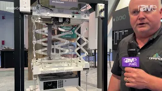 InfoComm 2022: Draper Upgrades Its Fully UL-Approved Projector Scissor Lift, Weight Max of 400 Lbs.