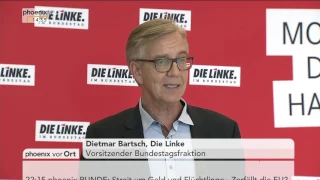 Vor Fraktionssitzung Die Linke: Statement von Dietmar Bartsch am 21.03.2017