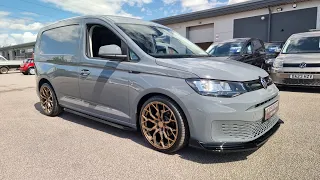 volkswagen Caddy SPORTLINE EDT R mk5 dsg modified Lowered alloys splitter sidebars spoiler leather