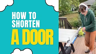 How to Shorten a Door- DIY in a minute #shorts