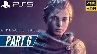 A PLAGUE TALE INNOCENCE (PS5) Walkthrough Gameplay PART 6 [4K 60FPS HDR] - No Commentary