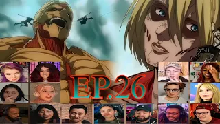 Attack on Titan season 4 episode 26 reaction mashup | Attack On Titan Final Season ep 26 reaction 👿