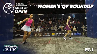 Squash: El Gouna International 2021 - Women's QF Roundup Pt.1