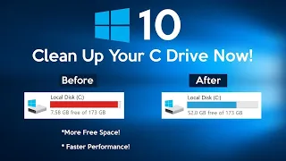 How to Clean C Drive In Windows 10 Make Your PC Faster