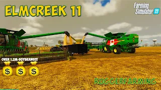 MASSIVE 1.2 MILLION LITRE SOYBEANS HARVEST AND SALE!!! | FARMING SIMULATOR 22 | ELMCREEK