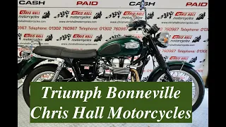 2006 Triumph Bonneville 790 motorcycle for sale @chrishallmotorcycles