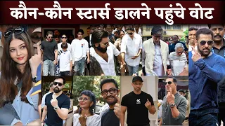 Bollywood Celebrities Casts Votes | Salman, Shahrukh, Deepika, Kareena, Ranveer, Akshay Etc