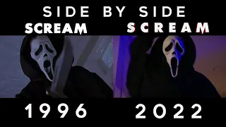 Scream 1996 & Scream 2022 Side By Side Comparison