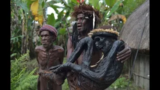 Зачем папуасы коптят мумии своих вождей. Дикие обычаи племени дани