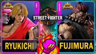 SF6 Ryukichi (KEN) VS Fujimura (AKUMA)🥊Street Fighter 6🥊スト6🥊4K 60ᶠᵖˢ