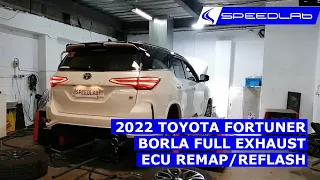 Toyota Fortuner 2.4L/2.8L Ecu Remap/Reflash Tuning & Borla Full Exhaust