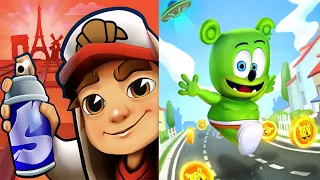 Subway Surfers vs.Gummy Bear Run - Sweetheart Board - Gameplay HD 2021 (Android/iOS) Candy Play