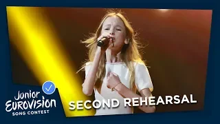 Daneliya Tuleshova - Òzińe Sen - Second Rehearsal - Kazakhstan 🇰🇿 - Junior Eurovision 2018