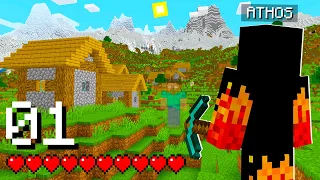 AVENTURAS DE ATHOS SOBREVIVENDO NO MINECRAFT #1 (nova série?)