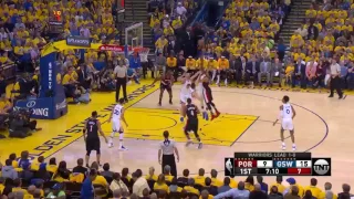 How the Warriors Defense Shut Down the Blazers in Game 2
