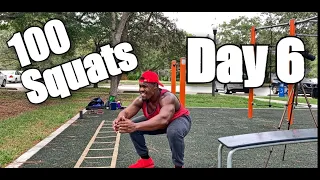 100 Squats A Day (Day 6) (No weights) | Clifford Shockley