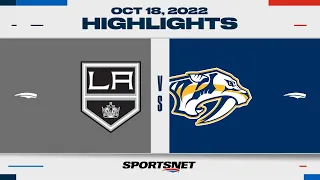 NHL Highlights | Kings vs. Predators - October 18, 2022