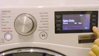 [LG Washer-Dryer] - How to use Spin only & Drain Only