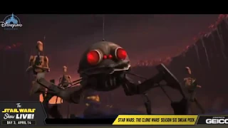 Star Wars The Clone Wars Season 6 CLIP - Star Wars Celebration 2019 Chicago