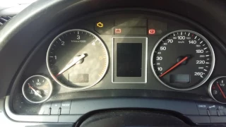 Zimny start Audi A4 B6 1,9 130km AVF Cold start -20,5 C