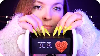 ASMR ~Brain Tingling~ 3Dio Scratching and Tapping (TkTk, "Relax", "Click", Ear Blowing) ♥