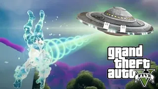 Ich werde von einem UFO ENTFÜHRT und werde ein ALIEN | Gta V